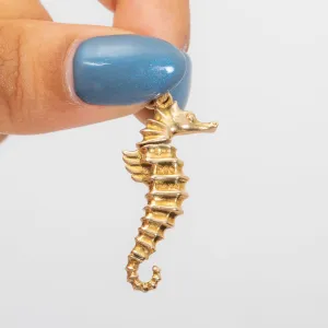 9ct Gold Articulating Seahorse Charm