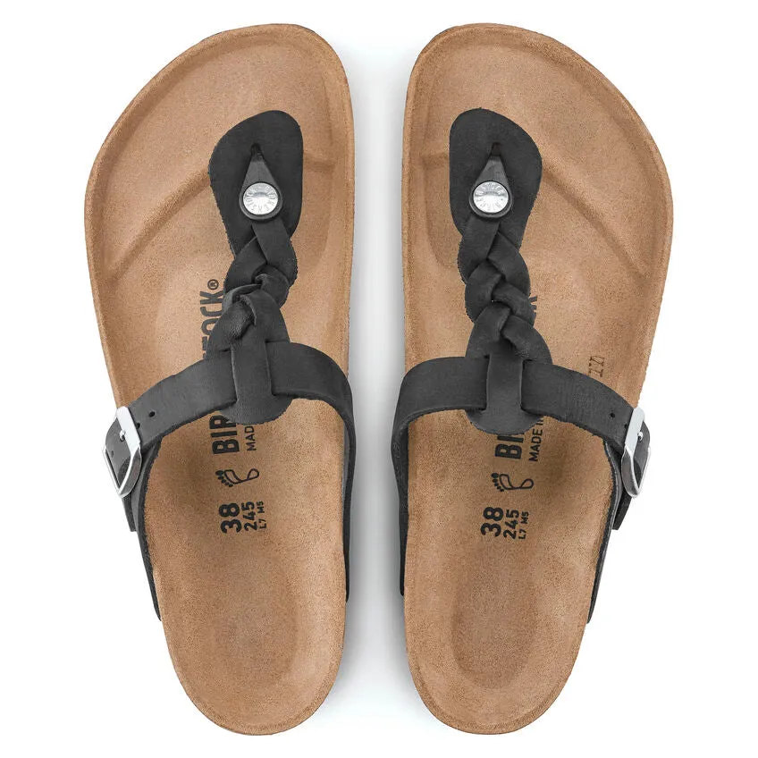 BIRKENSTOCK GIZEH BRAID BLACK