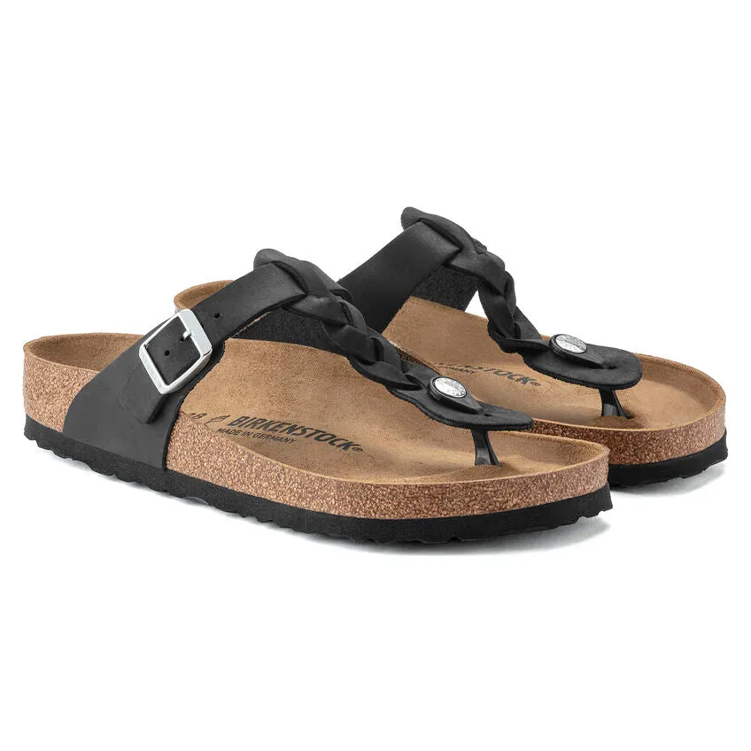 BIRKENSTOCK GIZEH BRAID BLACK