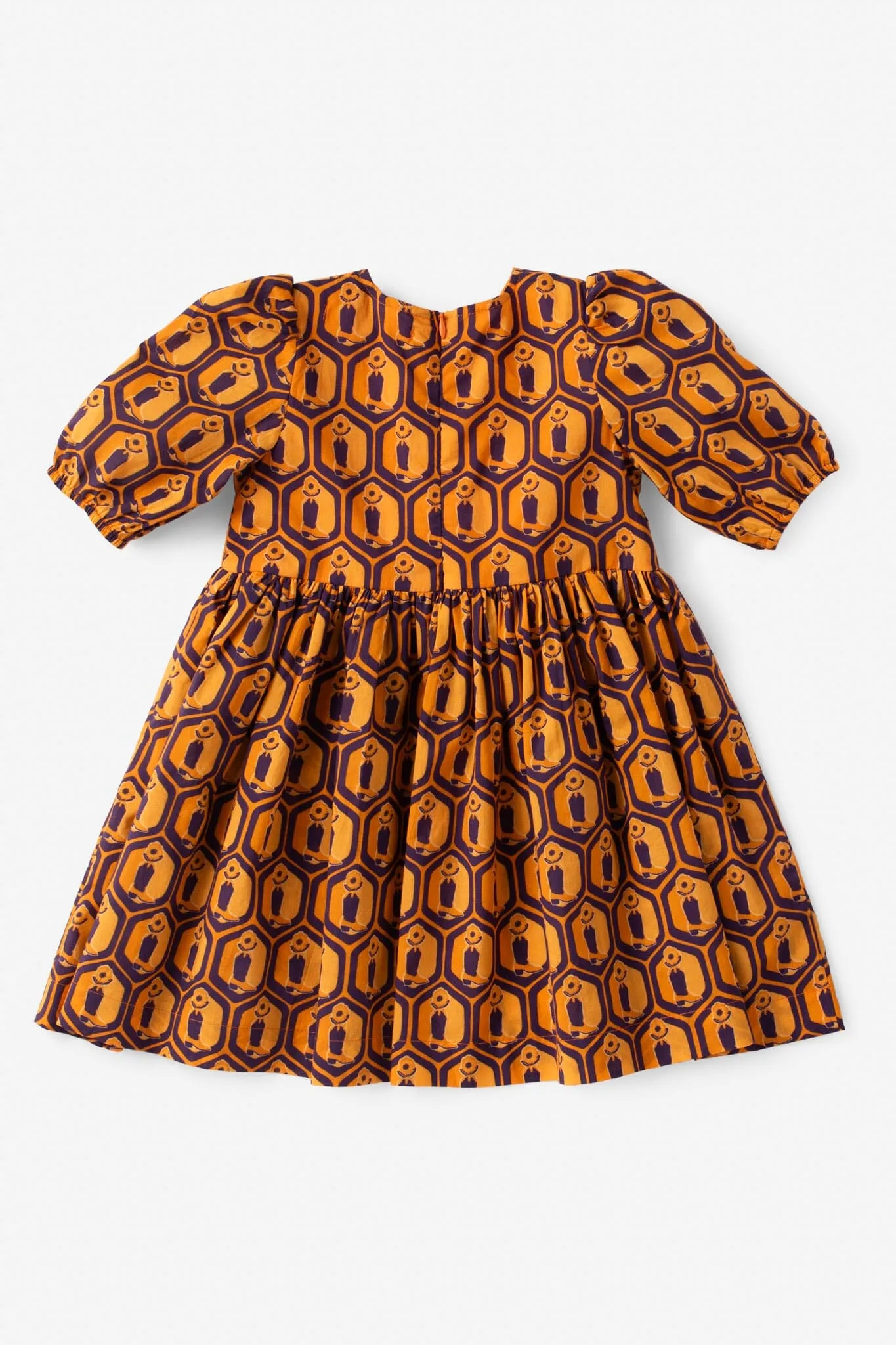 Girls Lotus Relaxed Fit Dress - Boot Print (Sizes 2-6)