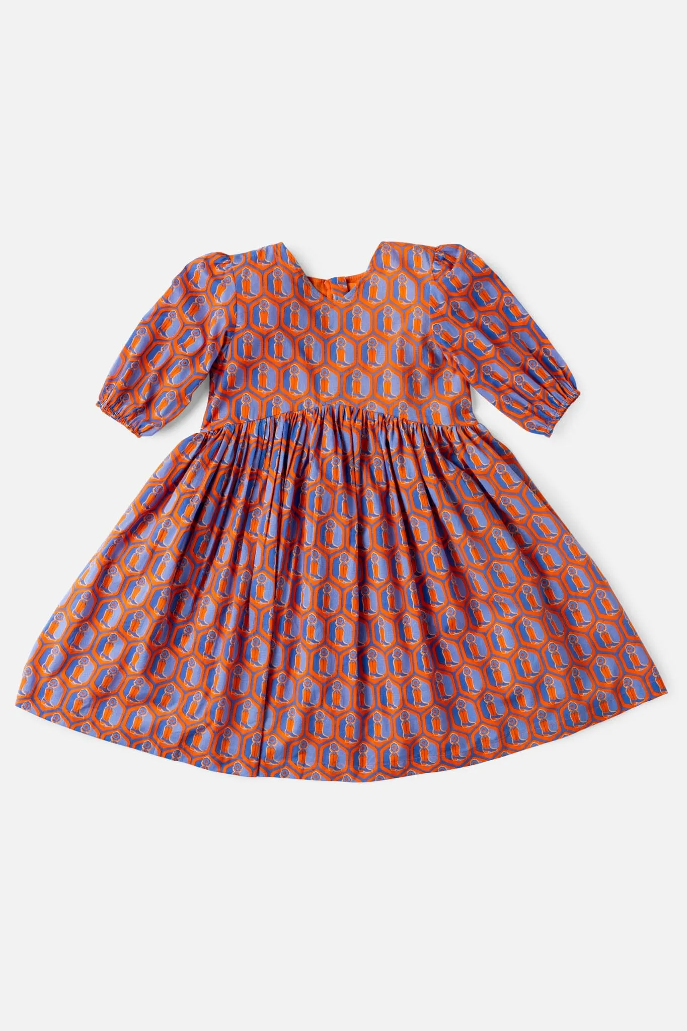Girls Lotus Relaxed Fit Dress - Boot Print (Sizes 2-6)