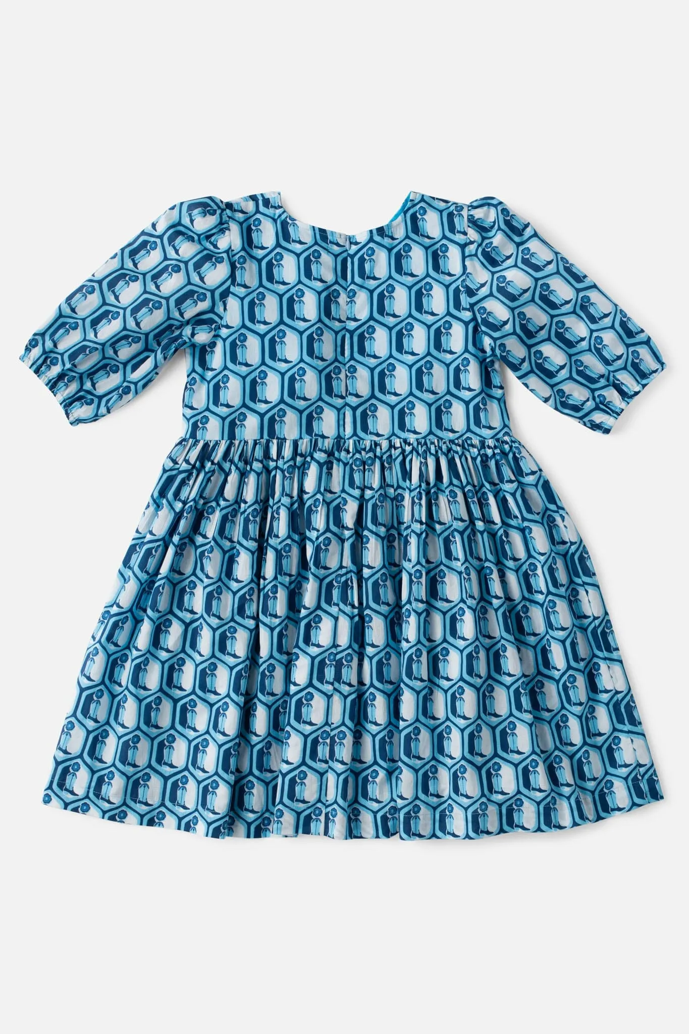 Girls Lotus Relaxed Fit Dress - Boot Print (Sizes 2-6)