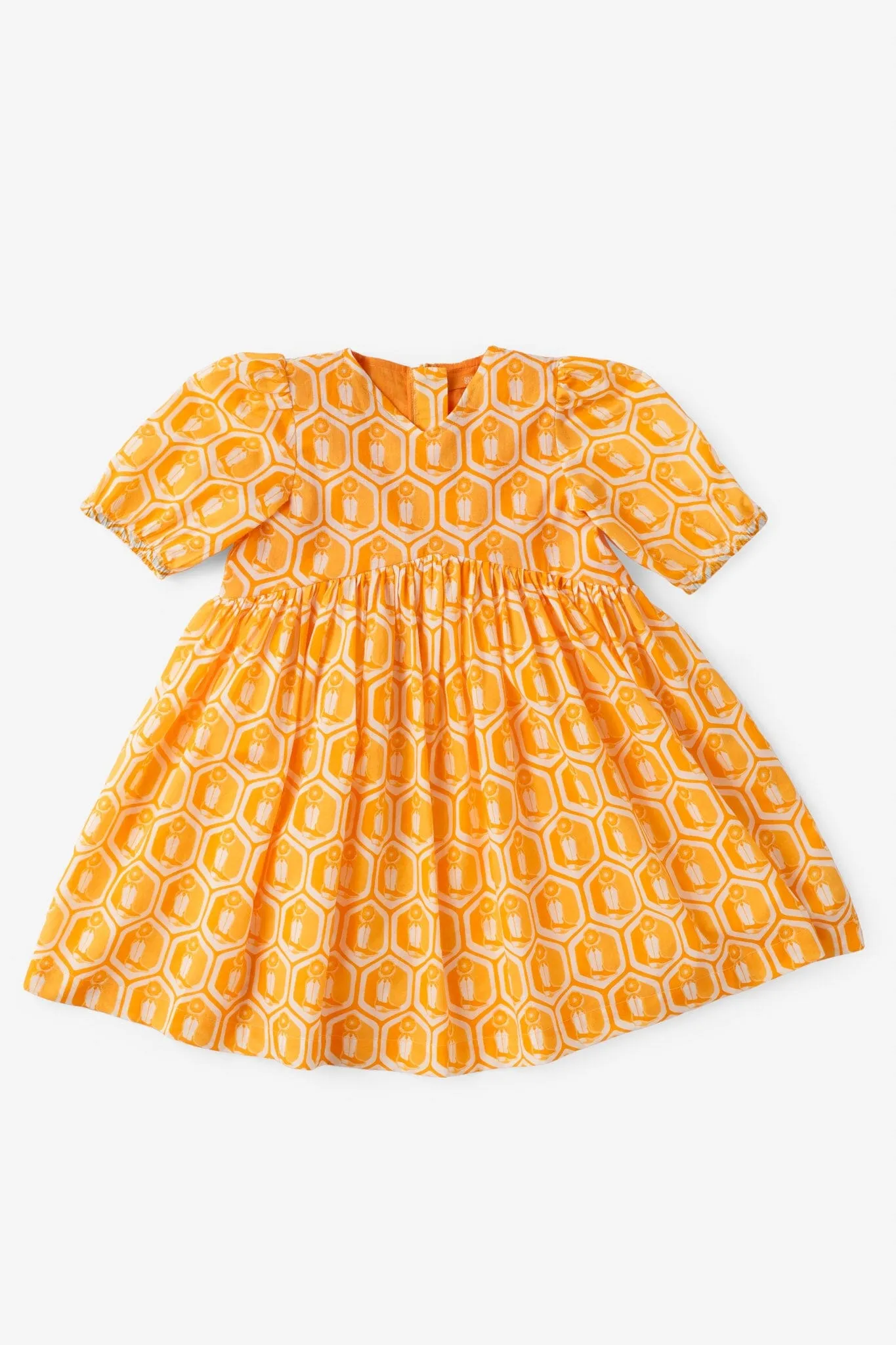 Girls Lotus Relaxed Fit Dress - Boot Print (Sizes 2-6)