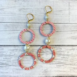 Hula Hoop Drop Earrings