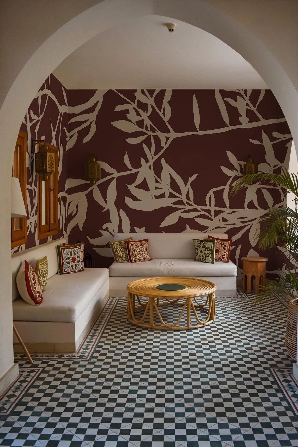 Olive Branch Burgundy