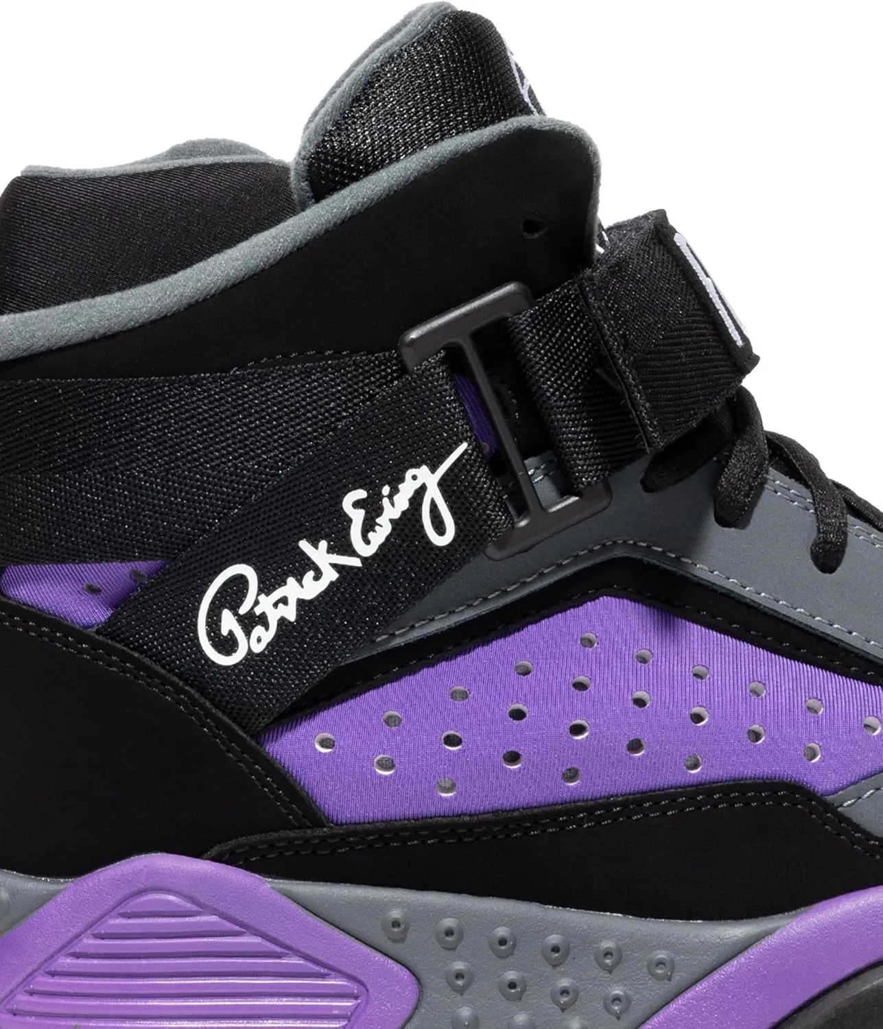 PATRICK EWING ATHLETICS FOCUS Black/Purple/Teal CHARLOTTE 1EW90115-156