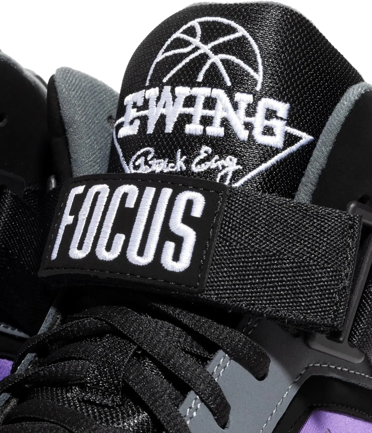 PATRICK EWING ATHLETICS FOCUS Black/Purple/Teal CHARLOTTE 1EW90115-156