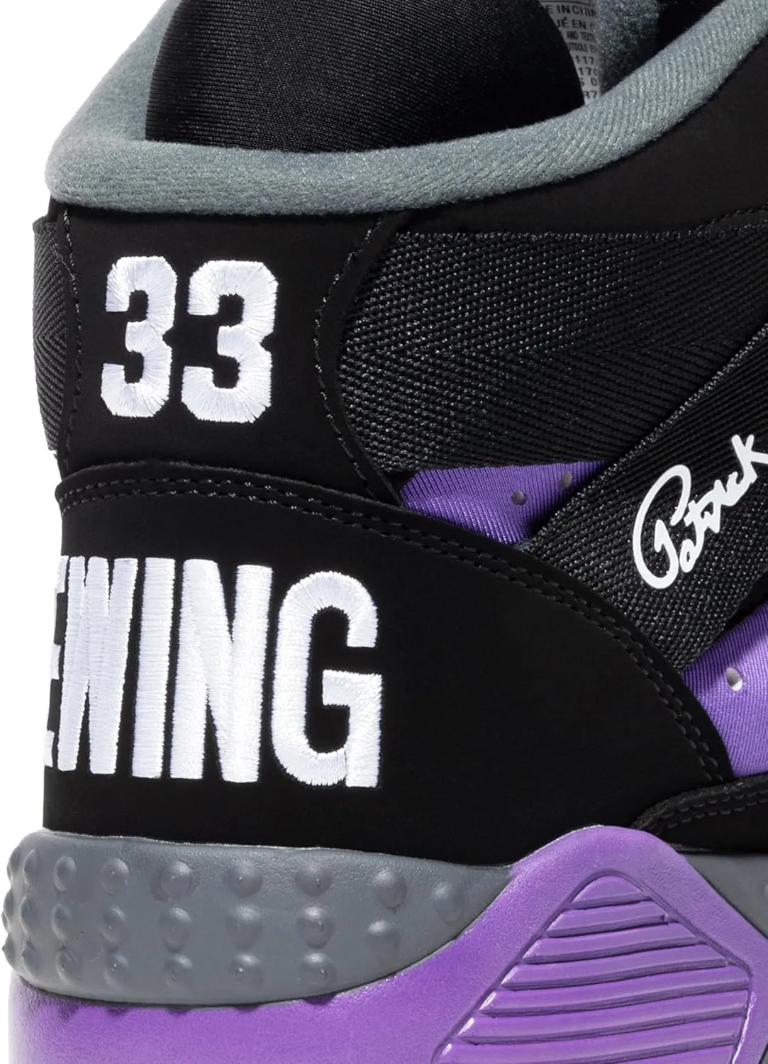 PATRICK EWING ATHLETICS FOCUS Black/Purple/Teal CHARLOTTE 1EW90115-156