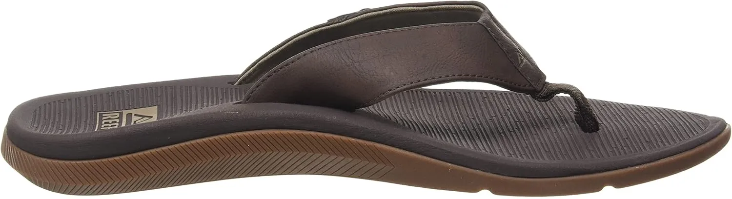 REEF Santa Ana Men's Flip Flop, Arch Support, Water Friendly, Non Marking Outsole