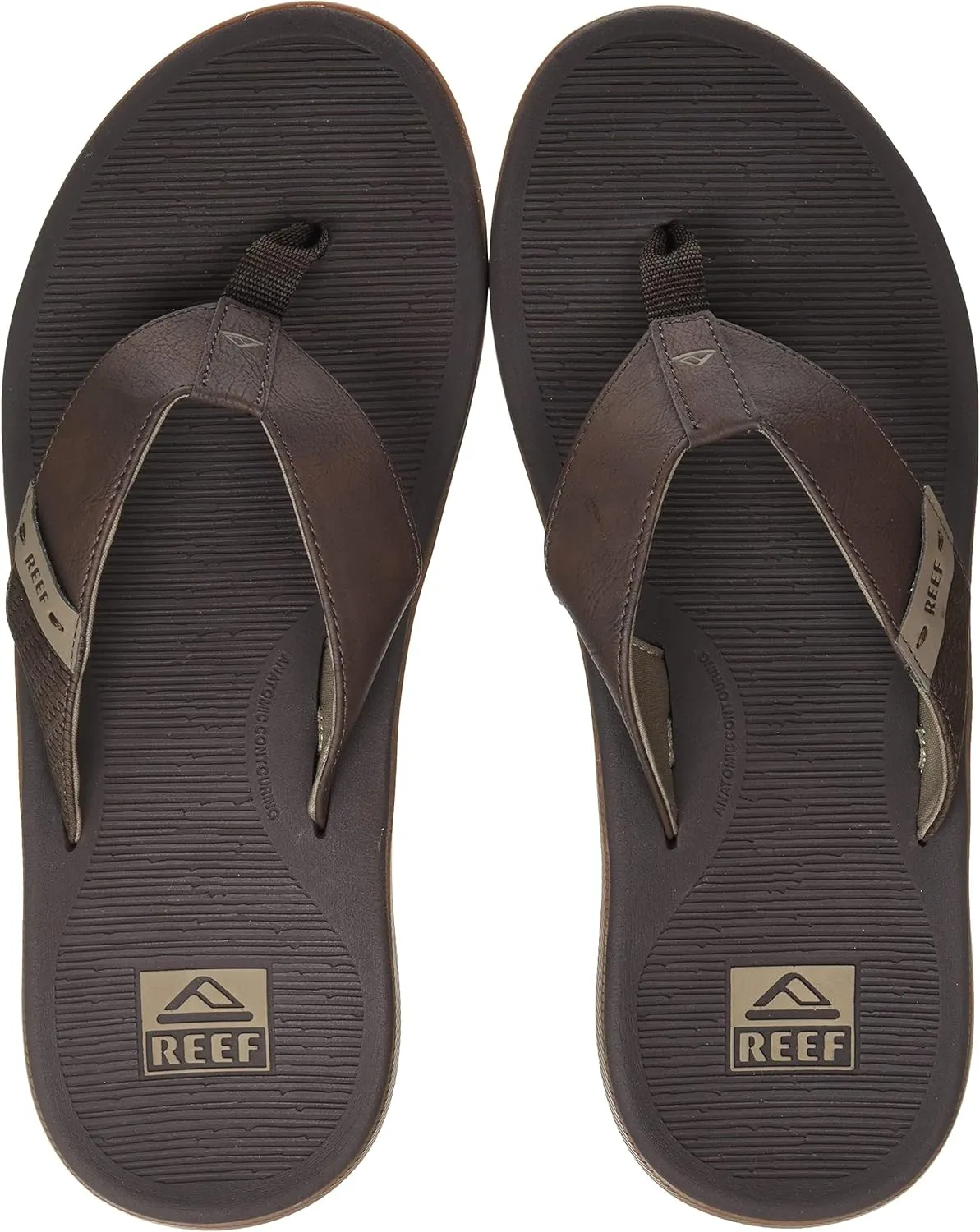 REEF Santa Ana Men's Flip Flop, Arch Support, Water Friendly, Non Marking Outsole