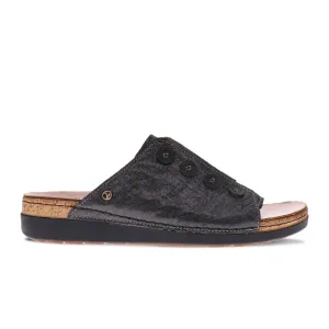 Revere Antalya Slide Sandal (Women) - Black