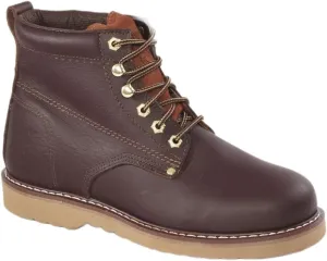 Rhino 61M28 6 inch Plain Toe Leather Work Boot - Brown (12)