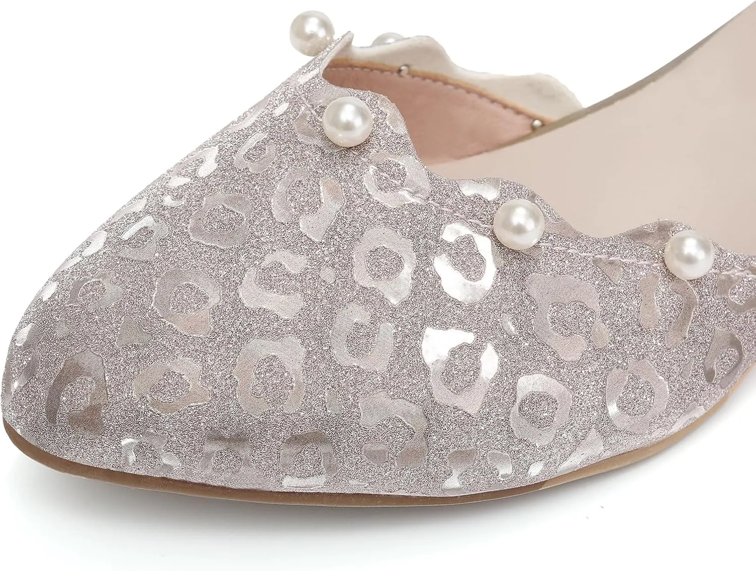 SWDZM Girls Dress Shoes Low Heel with Corals Glitter Princess Wedding Party Sandals for Little Big Kids