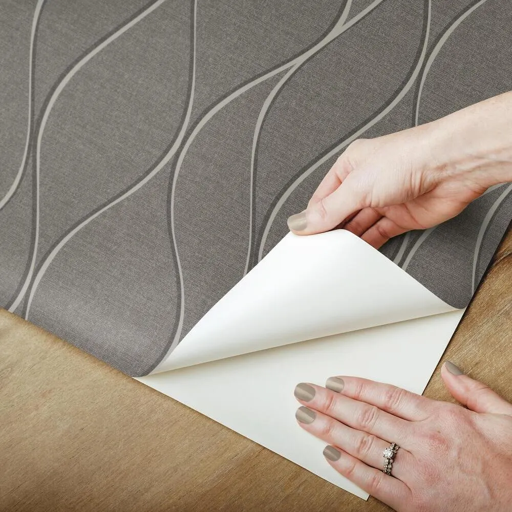 Wave Ogee Peel and Stick Wallpaper