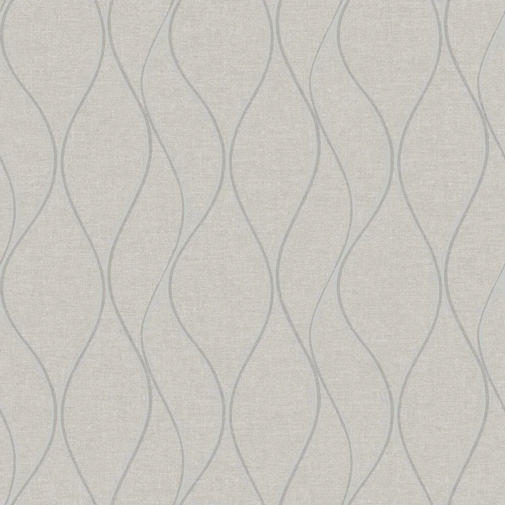 Wave Ogee Peel and Stick Wallpaper