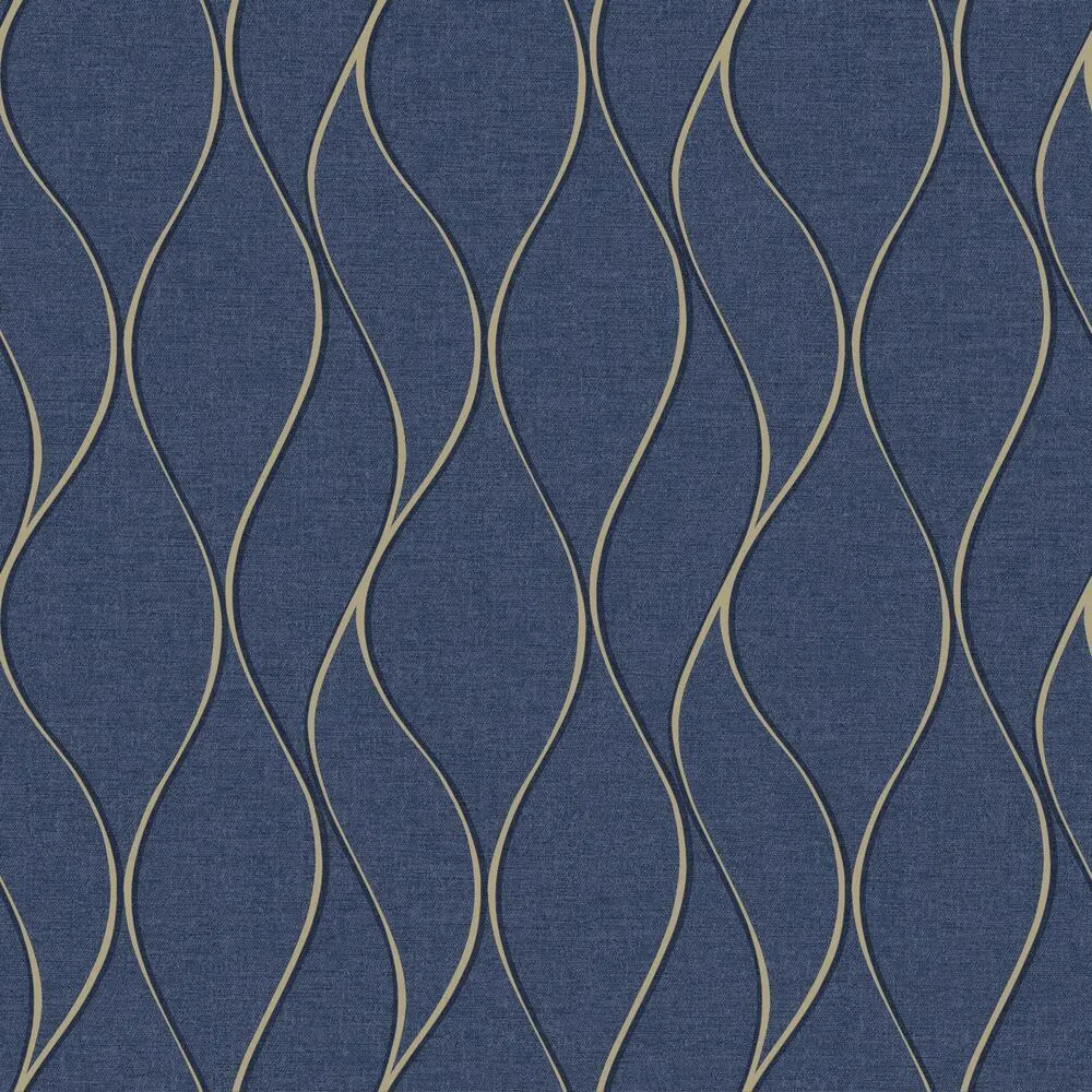 Wave Ogee Peel and Stick Wallpaper