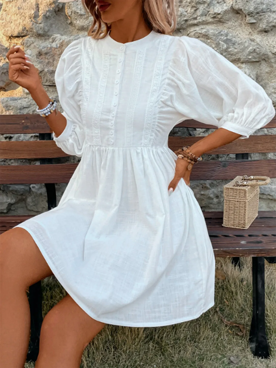 White Mini Dress