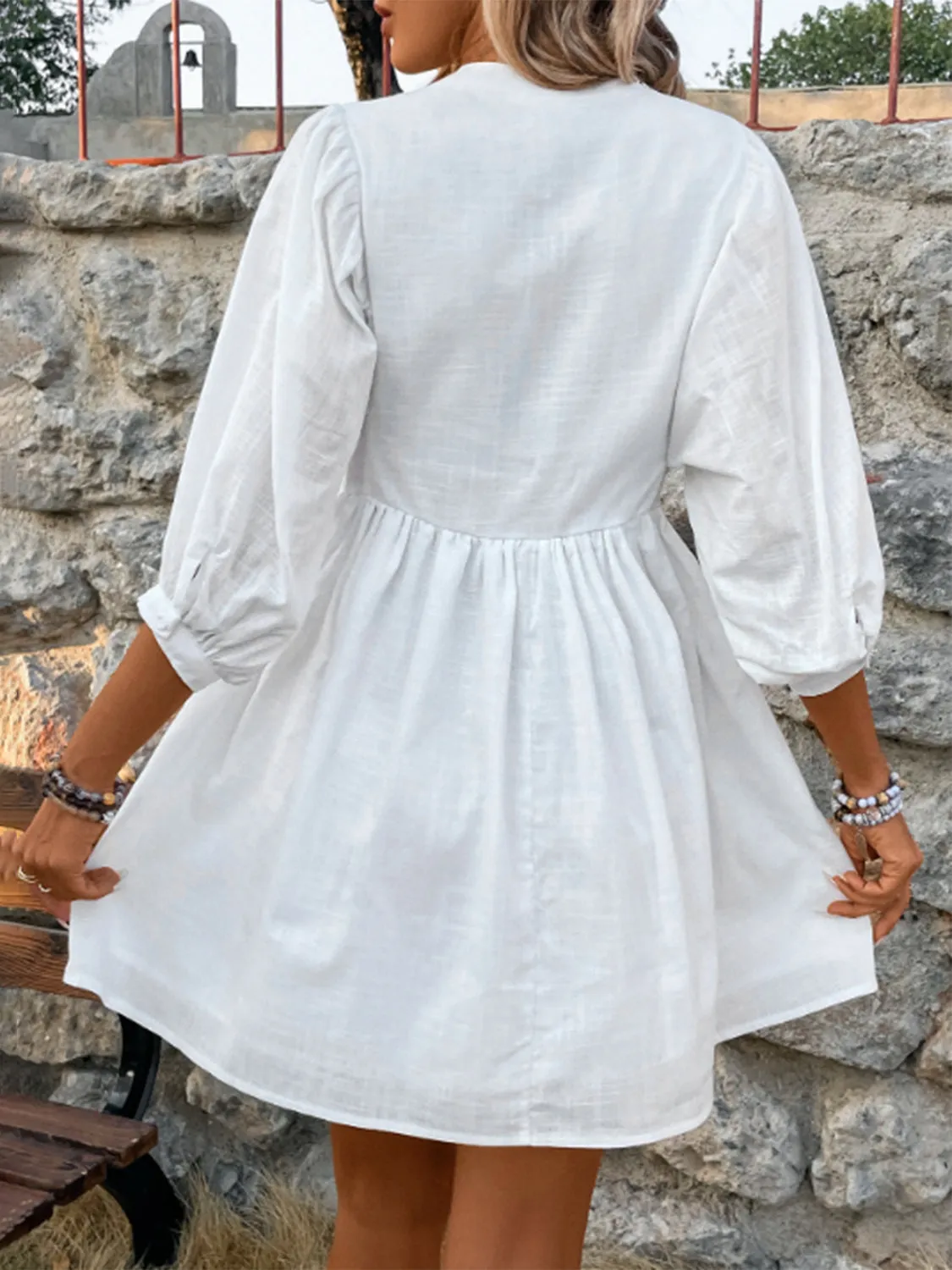 White Mini Dress