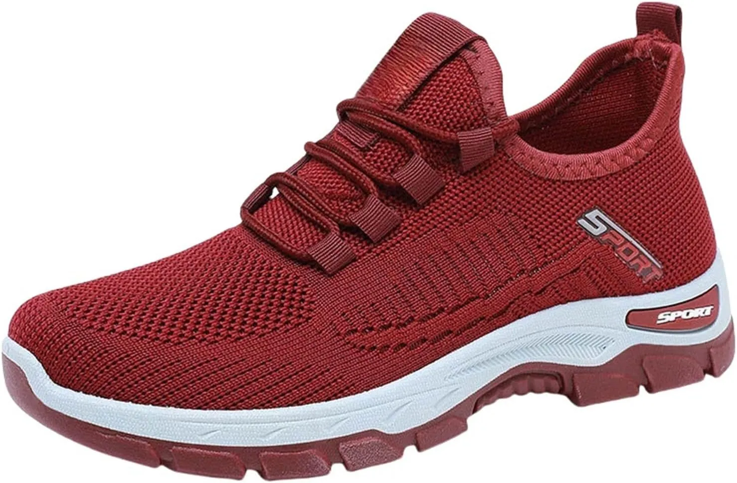 Womens Slip On Walking Shoes Mens Wide Toe Box Shoes Comfort Lightweight Breathable Sock Shoe Non-Slip Mesh Casual Fashion Tennis Running Sneakers for Gym Travel Work Shopping Unisex
