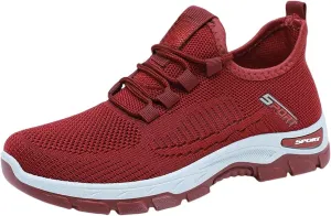 Womens Slip On Walking Shoes Mens Wide Toe Box Shoes Comfort Lightweight Breathable Sock Shoe Non-Slip Mesh Casual Fashion Tennis Running Sneakers for Gym Travel Work Shopping Unisex